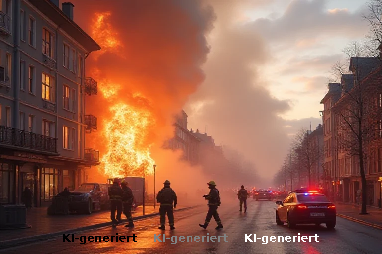 Wohnungsbrand in Augsburg: Einsatzkräfte kämpfen gegen Rauch und Verkehrschaos
