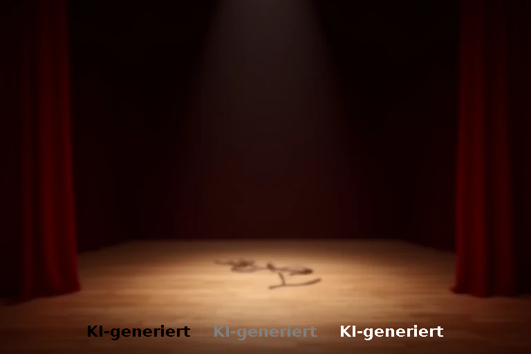 Wortlose Kabarett-Performance im ausverkauften Landsberger Stadttheater