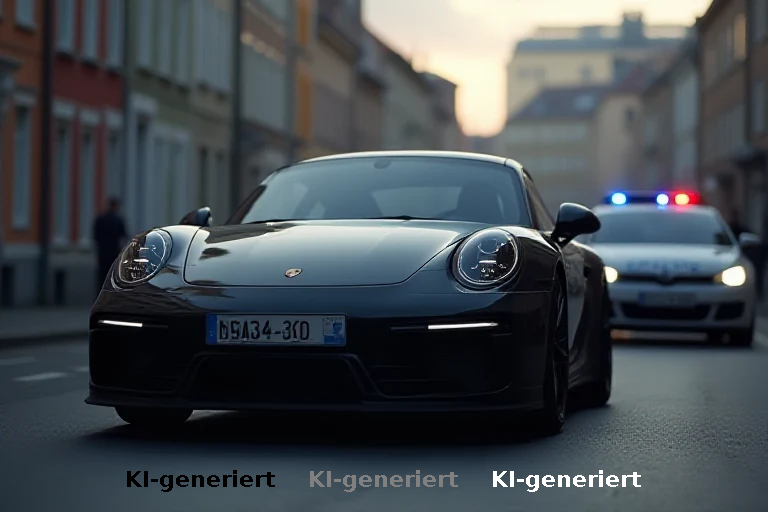 Zehntausend Euro Buße: Raser mit Porsche und Cannabis-Konsum gestoppt