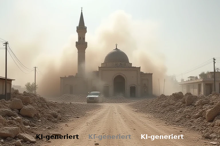 Zerstörung von Gebetsstätte in Gazastreifen: Luftangriff trifft Moschee nahe Notunterkunft