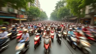 Zweiradkultur in Saigon: Zwischen touristischem Nervenkitzel und lokaler Verkehrslogik